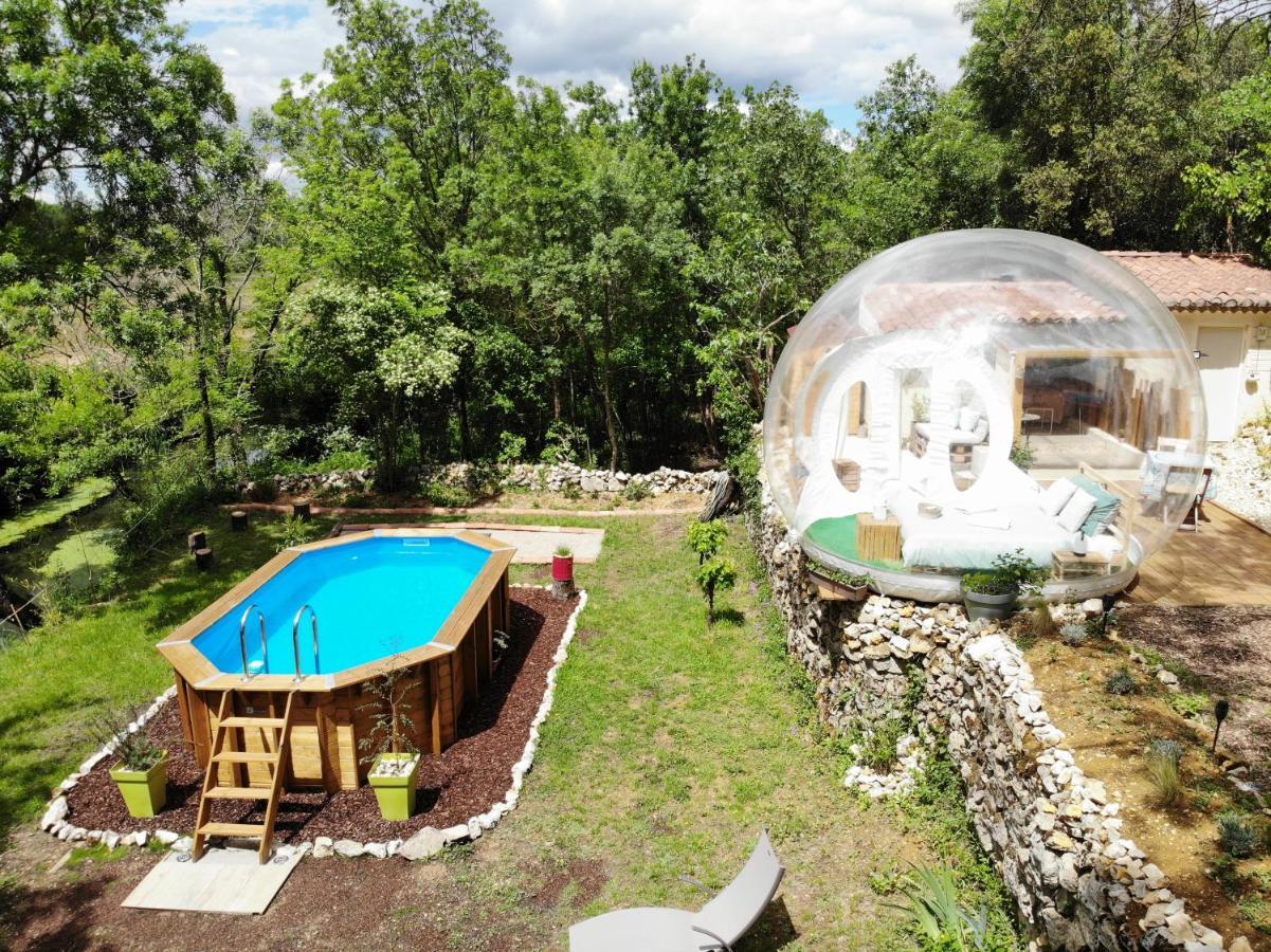 Hotel La Bulle Etoile Allegre Les Fumades Exterior foto